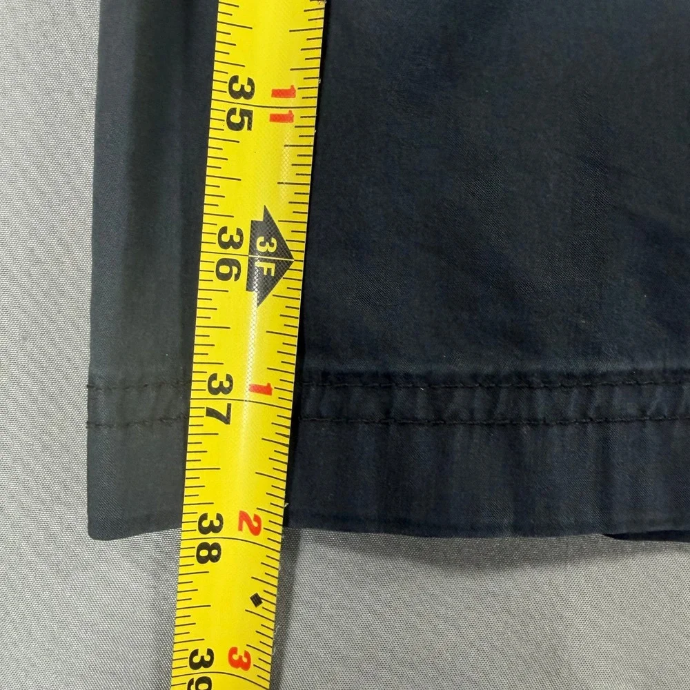 Abercrombie Kids Boys 17/18 Black Baggy Cargo Pants Stretch Utility Pockets